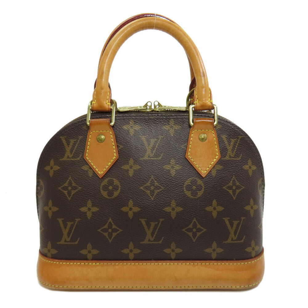 Louis Vuitton Handbag Alma Canvas Monogram Brown